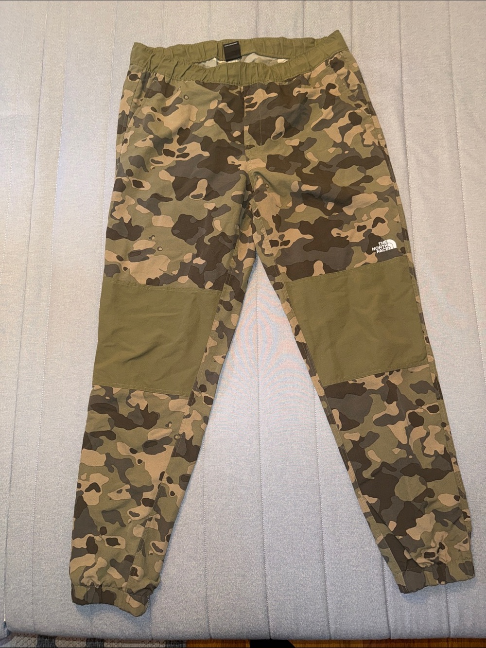 The North Face Olive & Brown Camo Joggers